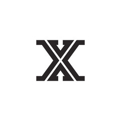 X logo, letter x, initial x logo design