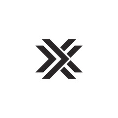 X logo, letter x, initial x logo design