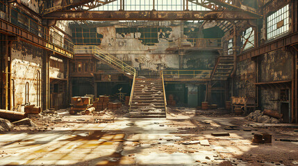 The Echoes of Industry, Exploring the Shadows of an Abandoned Factory, A Glimpse Into the Pasts Future