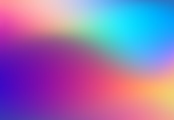 Colorful holographic blur abstract background. Spectrum gradient soft backdrop.