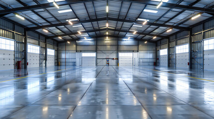 The Skeleton of Industry, An Empty Warehouses Silent Echoes of Construction and Steel