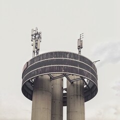 radar tower in the sea