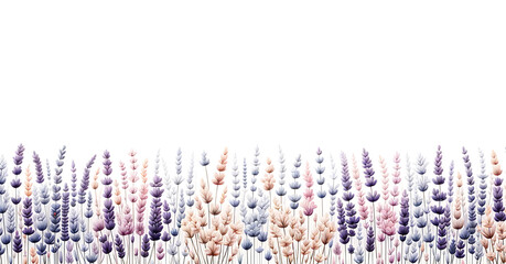 Bordure d&rsquo;herbe verte fond blanc, id&eacute;al pour frise de banni&egrave;re ou arri&egrave;re-plan