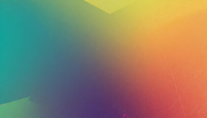 Colorful 80s and 90s style background banner with strong gradient texture and lines
