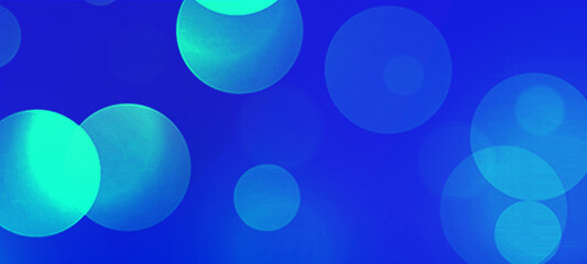 Blue bokeh background for banner, poster, ad, events and various design works