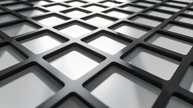 Geometric Pattern Abstract: Modern Background with a Grid Design, Symbolizing Structure and Digital Technology
