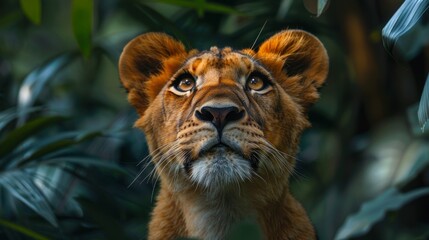 Majestic Lioness Thriving in Natural Habitat Generative AI
