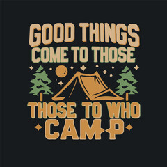 T-shirt design template with vector typography.


