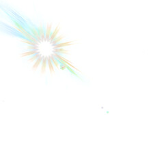 Small golden lens flare with realistic isolated on transparent png.	