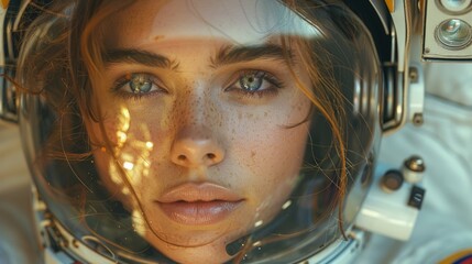 Professional Female Astronaut: High-Demand Career Concept Generative AI