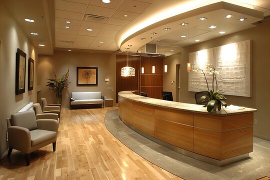 Contemporary Doctor's Office Reception

