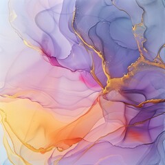 abstract fluid art background in alcohol ink technique