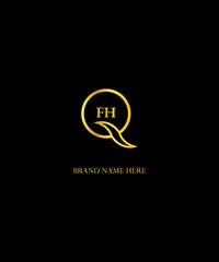 FH Letter Logo Design For Your Business
