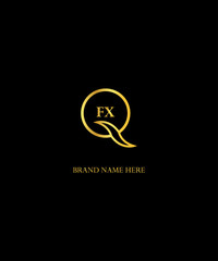 FX Letter Logo Design For Your Business