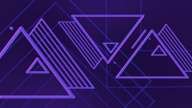 Dynamic abstract shape background. Geometric shapes loop animation. Modern background.. Geometric shapes loop animation. Modern background.