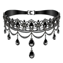 Choker Elegance isolated on white or transparent background
