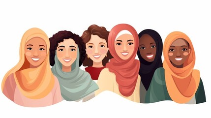 Sisterhood of diverse women