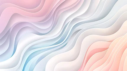 Fototapeten Premium background design with white line pattern (texture) in luxury pastel colour. Abstract horizontal vector template for business banner, formal backdrop, prestigious voucher, luxe. Generative Ai © mahaart