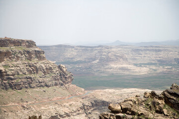 Yemen mountain landscape