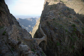 Yemen mountain landscape