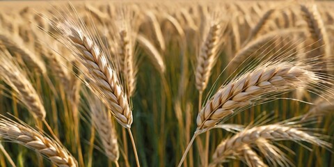 wheat field in the summer