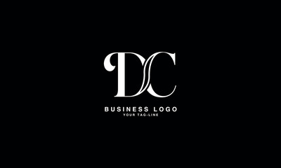 DC, CD, D, C, Abstract Letters Logo monogram
