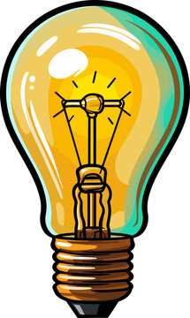 recommend clip art: Light bulb clipart design illustration