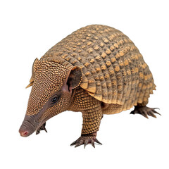 Armadillo on white or transparent background