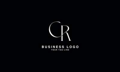 CR, RC, C, R, Abstract Letters Logo Monogram