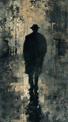 silhouette of a duck