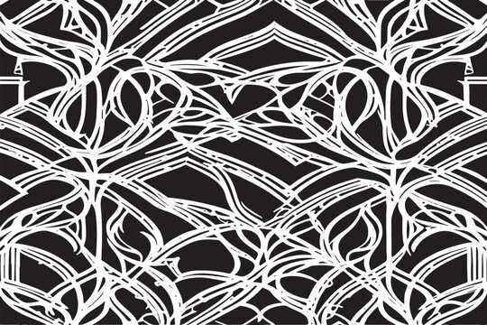 black and white vector image of background texture, vector illustration