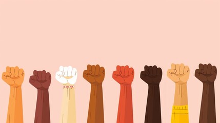 Fists Up for Racial and Ethnic Diversity: Unity for Equality Generative AI
