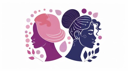 Graphic Illustration for International Women's Day: Differences and Equality Generative AI