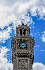 clock tower in the center of the city izmir