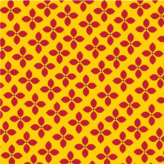 floral Orange Background