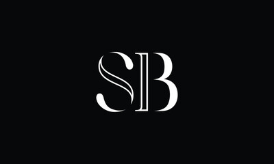 SB, BS, S, B, Abstract Letters Logo monogram