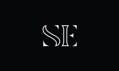 SE, ES, S,E Abstract Letters Logo Monogram