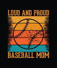 retro vintage baseball t shirt design