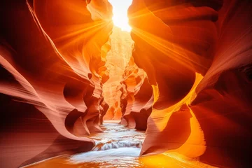 Foto auf Acrylglas Stunning antelope canyon. inspiring arizona landscapes for wanderlust and adventure © Александр Клюйко