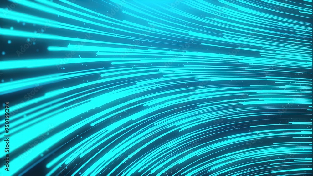 Poster abstract futuristic stream. computer generated 3d render