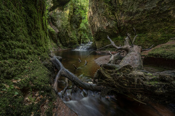 The devils pulpit valley near Glasgow.