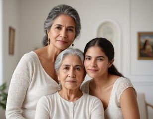 Fototapeta premium Generations of Women: A Family Portrait