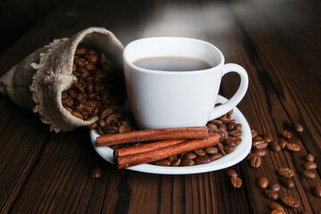 a coffee bean bag