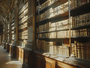 Obraz premium Literary Legacies: Inspiring Generations through Libraries