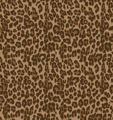 Abstract Animal leopard Seamless repeat print textile pattern Background
