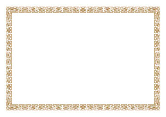border frame vector design template. Elegant element for your text, photo, certificate, diploma, voucher, invitation, congratulation
