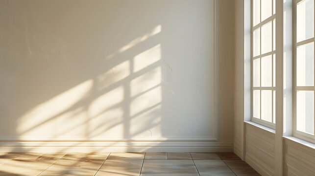 empty room with window