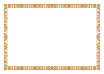 border frame vector design template. Elegant element for your text, photo, certificate, diploma, voucher, invitation, congratulation
