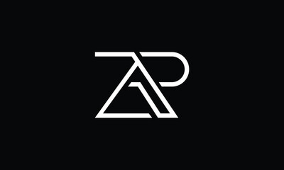 ZR, RZ, Z, R, Abstract Letters Logo Monogram