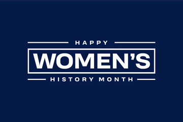 Womens History Month, holiday concept